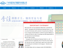 Tablet Screenshot of en.kay-ee.com.cn